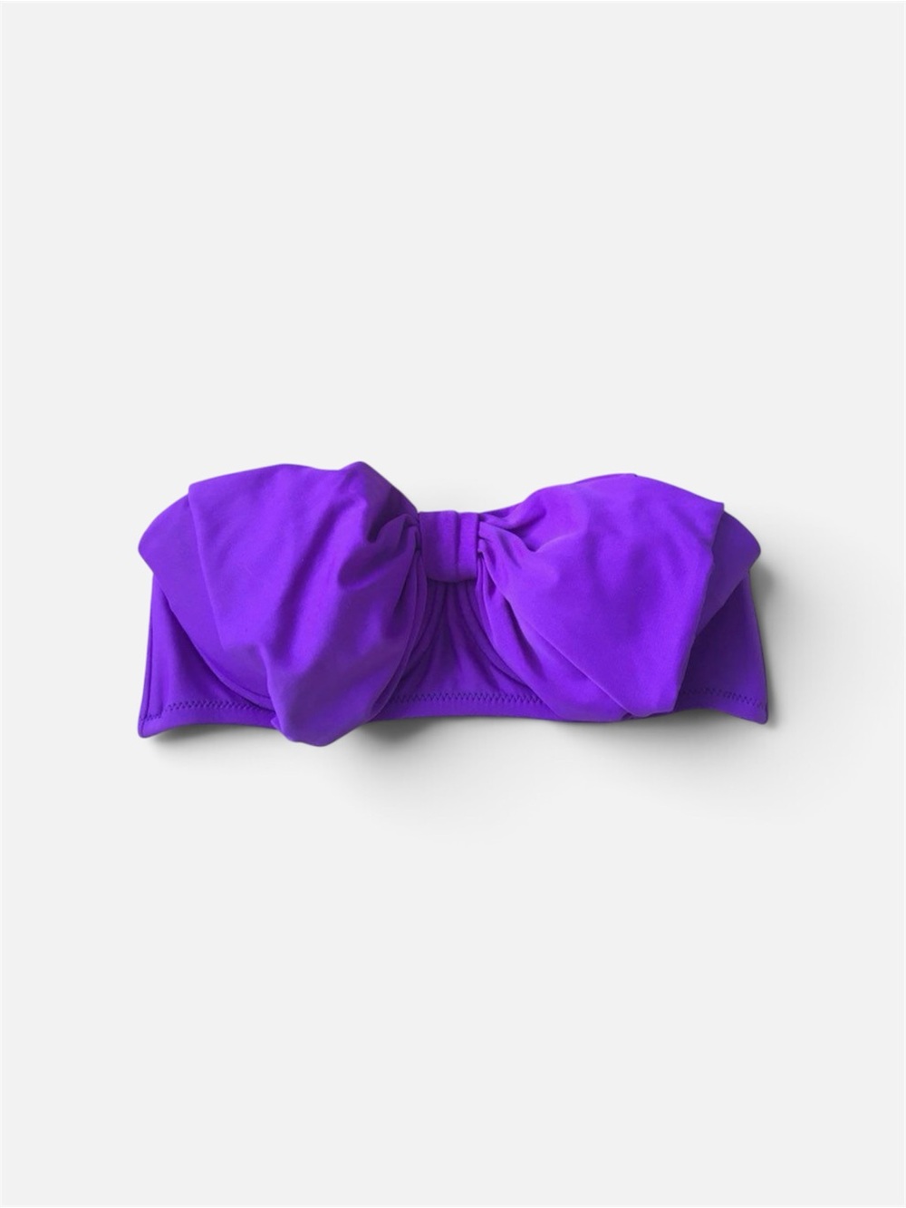🔥FINAL PRICE🔥 Xhilaration Purple Bow Bikini Top